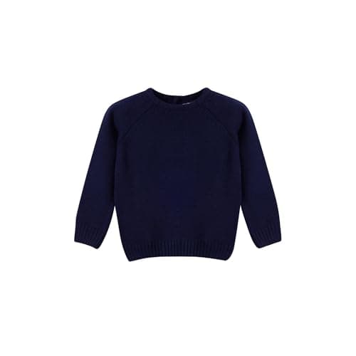 DeFacto BabyBoy Casual Regular Fit Long Sleeve Tricot Pullover F2408A5, Navy9-12 M