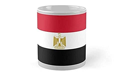 Ph Ceramic Mug - Egypt Flag Drinking cup