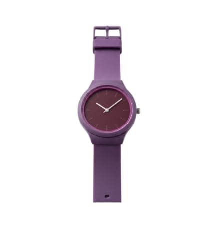 RAPPER Women's Fashion Watch Comfortable and Light Wrist Strap Suitable for Daily Use, Outdoor and Business, Adds a Unique and Fashionable Touch to Your Outfit (Purple)