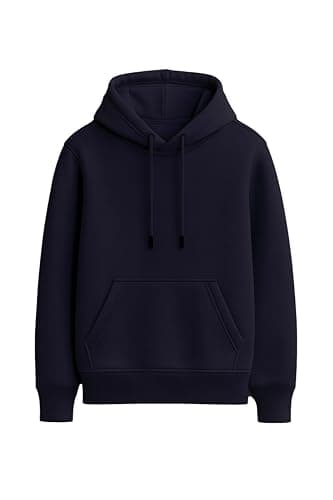 Romba - Men's and Women's Milton Soft Foam Hooded Sweatshirt Hoodie (Capicchu) with Front Pocket