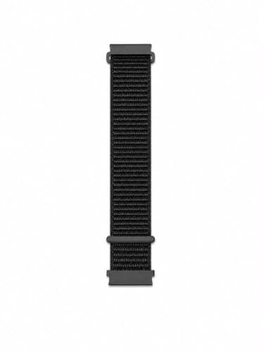 Bikson Comfort Canvas Woven Nylon Sport Watchwrist Band and for Huawei GT2 / GT - Dark Black Watch band