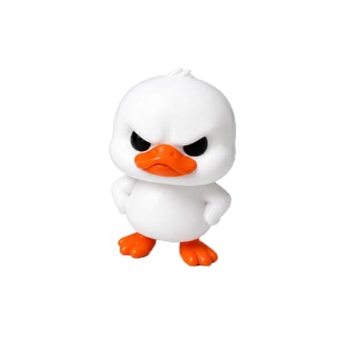 Mini Angry Duck 3D Printed for Office Desktop Decoration,Keychain,Birthday Gifts,Christmas and New Year