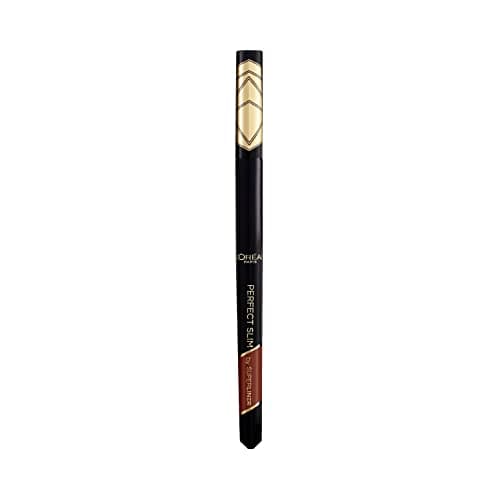 L’Oréal Paris L'Oreal Perfect Slim Liquid Eyeliner, Superliner, Smudge-proof, Water-resistant, Intense Matte Colour, Brown Eyelid color
