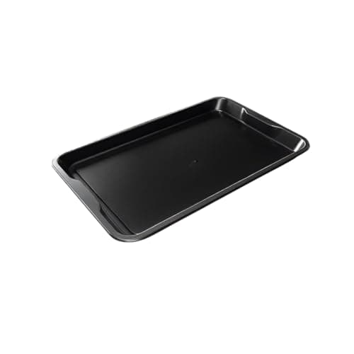 Premium Heavy Duty Nonstick Baking Sheet Tray 260°C Heat‑Resistant Dishwasher Safe Oven Pan Nonstick Oven Tray Black Color Durable Performance Baking Pan Rugged Bakeware (Medium 38x25 cm)