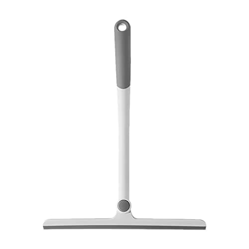 Bncxdc Window Cleaner Squeegee, Glass Cleaner Tool, 360 degree Rotatable Glass Rubber Cleaner Plastic Sc Shower Screen Wiper Sc Washer for Mirror Bathroom Window Floor Glass