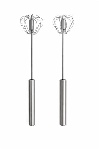 Al-Kholoud Ek 4222 2-Piece Spring Whisk Set of 2 Spring Whisks for Efficient Beating and Mixing Whisk utensil