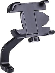 Universal Motorcycle Phone Holder (Mirror Mounting) - Motorcycle and Bike Mobile Holder - (Black) - SA CAR Portable electronic device mount