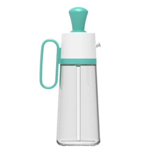 630ml Measured Oil Dispenser Bottle with Silicone Brush for Baking Glass