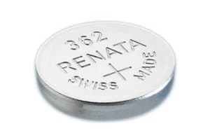 One (1) X Renata 362 SR721SW Silver Oxide Watch Battery 1.55v Blister Packed