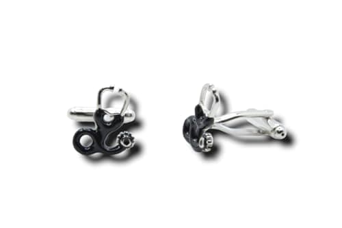 Marco Capelli Stainless Steel Cufflinks For Doctor's Stethoscope Cuff link
