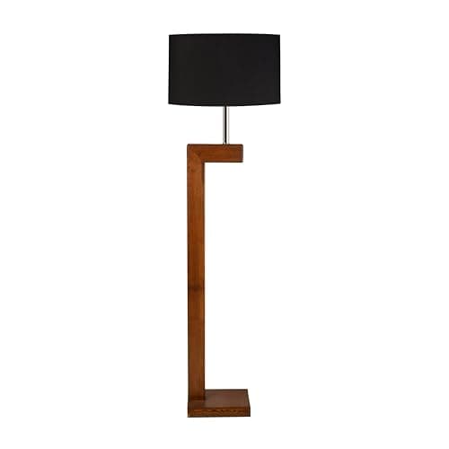 El Rawda Wooden Floor Lamp, Elegant Decorative Standing Light with Unique Timeless Design