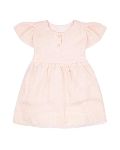 junior girls Plain Short Sleeves Dress Dress (pack of 1)