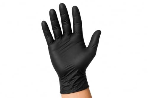 Black Vinyl Examination Gloves, Powder-Free, Latex-Free, 100 Count Protective glove