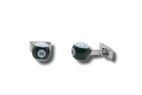 Marco Capelli Stainless Steel Cufflinks For Billiard Ball Cuff link