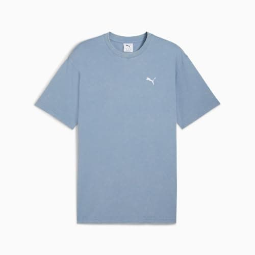 PUMA ESS ELEVATED RELAXED TEES for Mens COOL BLUE XS Shirt