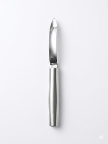 Elkholoud EK 3389 Premium Manual Stainless Steel Peeler Ultra-Sharp Rotating Blade Heavy-Duty Peeling Tool for Vegetables Fruits and Potatoes