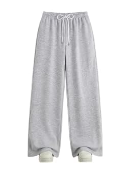Solid Wide Sweatpants – Elastic Waist with Drawstring for Yoga, Workout, and Everyday Use | Comfortable Design Suitable for All Seasons Code 7739