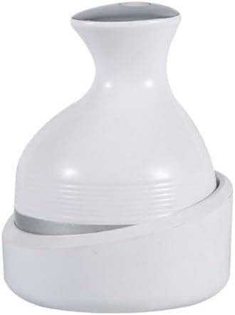 Handheld Massager with 4 Heads, 4-Level Vibration Body and Scalp Massage Wand for Neck, Shoulders, Back, Arms and Legs, Portable Relaxation Device, White