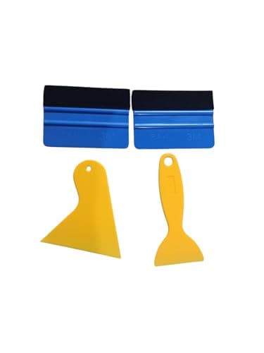 3 Pcs Car Edge Squeegee, Vinyl Wrap Tool, Car Window Tint Kit, Straight Scraper Tool for All Vinyl Rolls, Window Tint Film, Cut Car Stickers - Scorpion