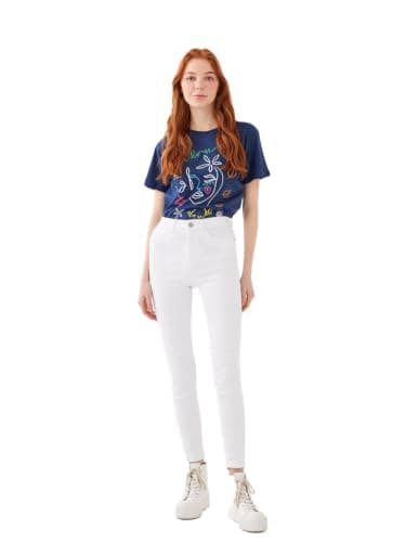 LC WAIKIKI Woman High Waisted Jupiter Super Skinny Fit Women's Jeans Pants