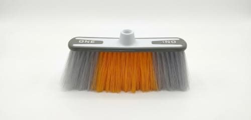 Multipurpose Plastic Broom with Stiff Bristles.