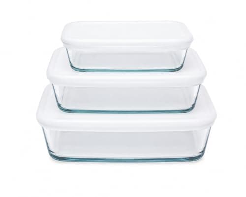 Newhome 350 3-Tier Food Storage Container with Silicone Lid, Stackable Multi-Layer Food Organizer for Meal Prep, Snacks, Fruits and Leftovers, Leak-Resistant Storage Solution Home