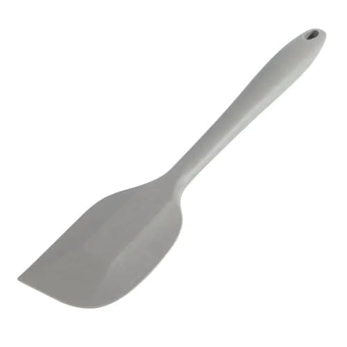 Silicone nonstick spatulas, Food Grade Slotted Turner, Spatula for for Fish, Soup High Temperature Resistant Kitchen Utensils - Cooking Spoon Ladle for Soup, Sauce, Cooking, Salad Dressing Grey (07)