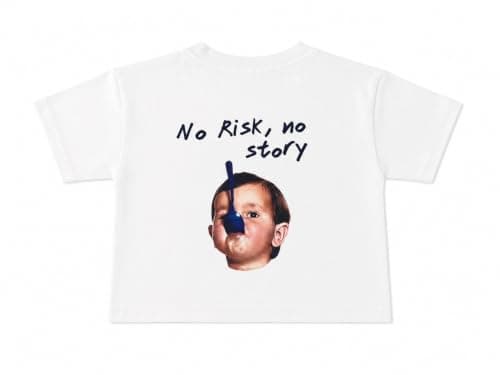 Kids White Boxy Yes i can T-Shirt Ages 4-5 Years | Graphic Print, Short Sleeve, Crew Neck, Relaxed Fit, Toddler Boys