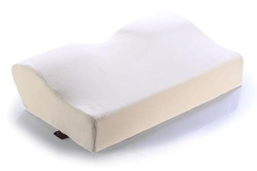 Max Comfort Advanced Medical Memory Foam Pillow for Neck and Bone Pain, Memory Foam, White (White) Body positioner