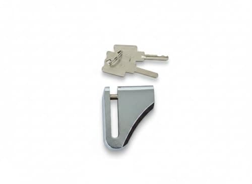 Silver Full Metal Lock for Motorcycle and Bike - SACAR
