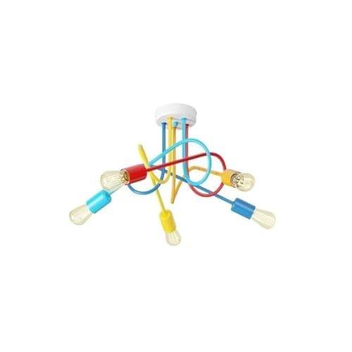 Generic Hanging 5 Bulb Without Bulbs 30x70x30cm Multicolor EGL$P227