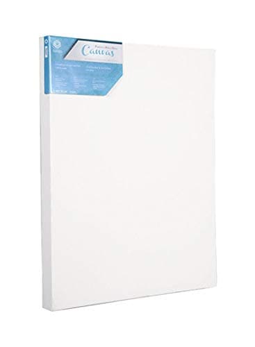 Conda Group 380 gsm Stretched and Stapled Back Cotton Canvas, 50 x 70 cm Size