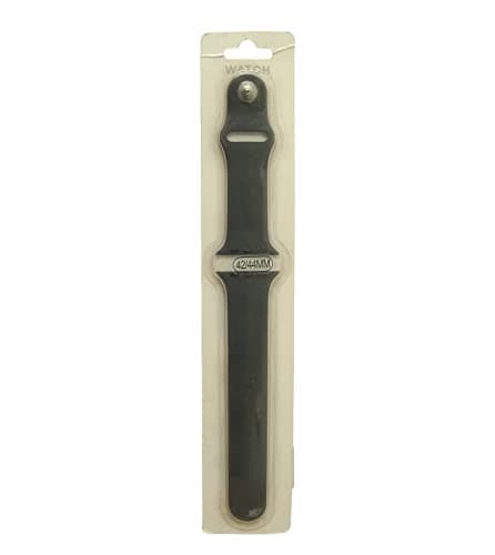 Generic Rubber watch band for smart watches 42/44 mm for apple watch-dark gray