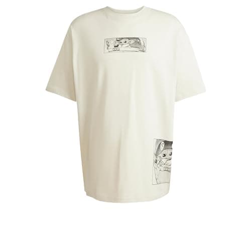 adidas Mens Star Wars The Mandalorian Loose-Fit T-Shirt T-Shirt