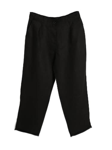 LC WAIKIKI Woman 100% Linen Women's Elastic Waist Trousers