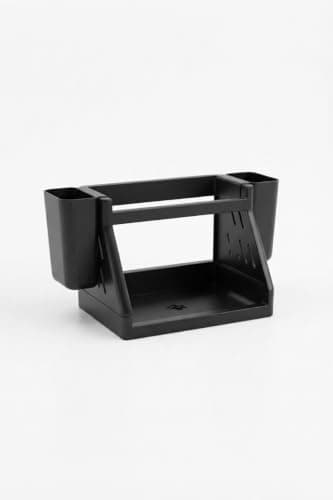 2-Tier Kitchen and Office Desk Organizer with Cups for Spoons and Pens Storage rack