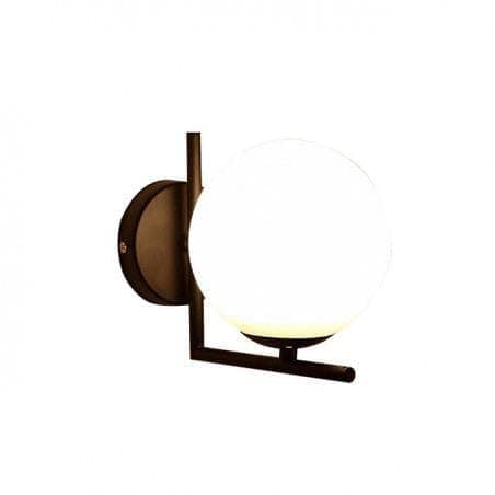 Generic Abalek 1 Bulb Without Bulbs 18x15x18cm Black Edg_103