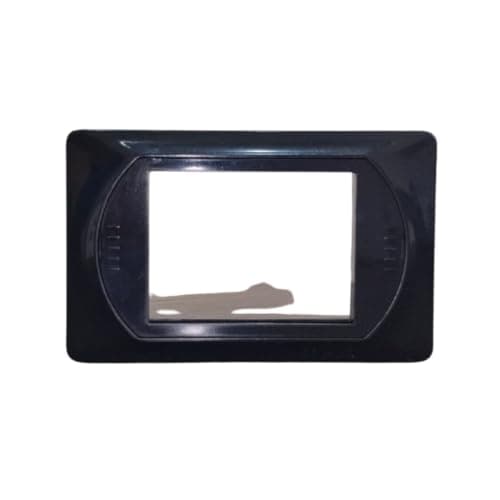 Sanshi Sharm Magic Box Outside Wall Trio, Black Wall plate