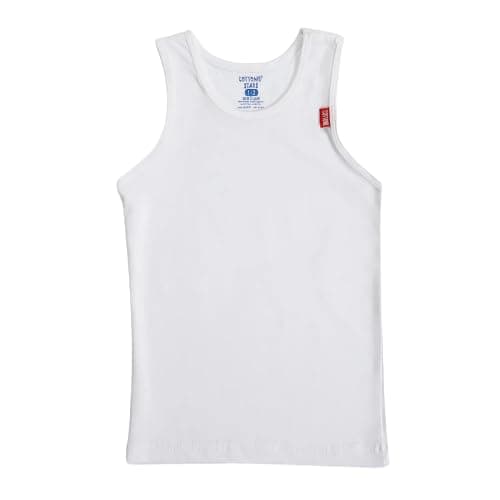 Cottonil Cotton Lycra Tank Top Undershirt Stretch for Boys Shirt