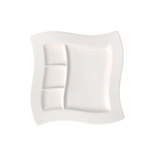 Villeroy & Boch New Wave Grill Plate, 10.5 in, White