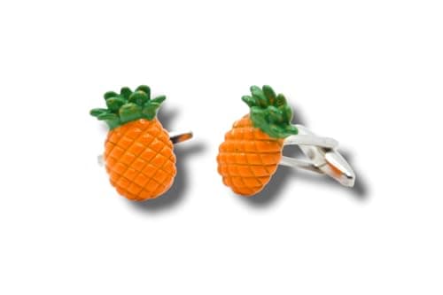 Marco Capelli Stainless Steel Cufflinks For Men Pinapple Cuff link