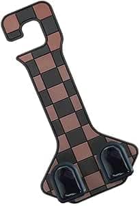 Flexible Silicone Car Seat Headrest Hanger, Storage Hook and Phone Holder Fits All Cars for Women, Bags, Clothes, Coats, Grocery Bags (1 Piece Double Hook) - SA CAR