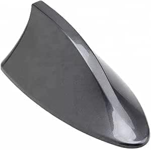 Antenna Shark Fin Shape Car Antenna Cover Shark Fin Antenna with Radio Signal - Aerial Work Radio Signal - Dark Grey