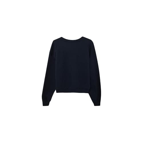 DeFacto Womens Regular Fit Crew Neck Long Sleeve Young Knitted Sweat Shirt D6645AX Sweat Shirt