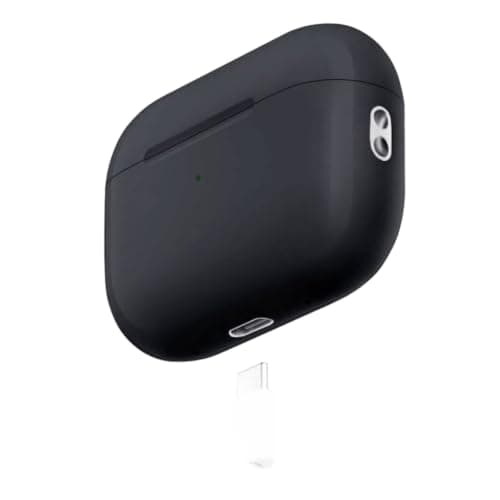 Wireless Bluetooth Earbuds with Touch Control and Noise Cancellation, Wireless Headphones with Charging Case, Bluetooth Headphones with Mic Noise Cancelling, Waterproof In-Ear Earbuds, Black (PRO 2)