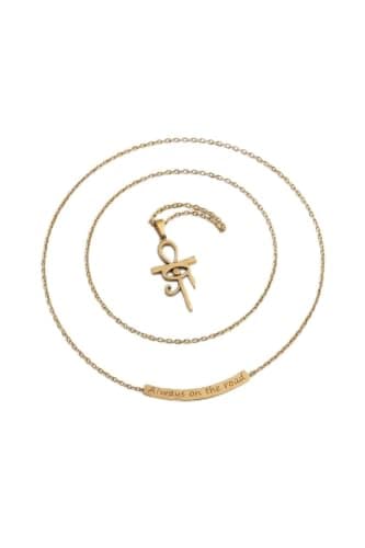 Ancient Egyptian Pharaonic Necklace, Stainless Steel Pendant Inspired by Egyptian Civilization, Elegant Daily Wear Accessory for Men and Women