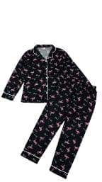 Womens Button Down Long Sleeve Pajamas Home Sleep Daily Comfort IN