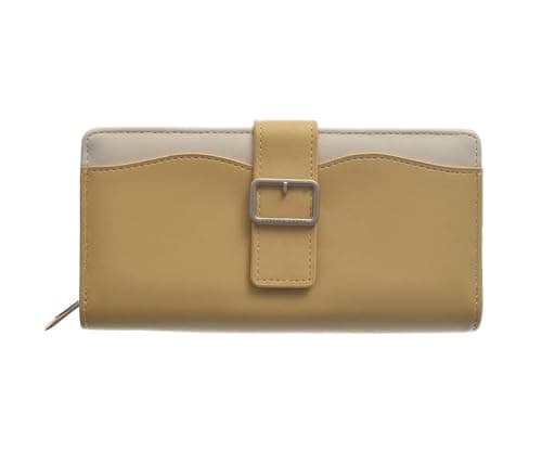 B&W Wavy Clips Wallet, 047 Grey/White