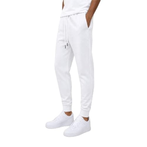 Pant Slim Men 100% Cotton - Off-White (L)