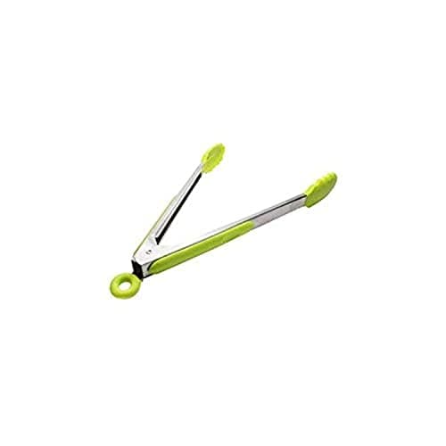 Silicone Barbeque Tongs - Green